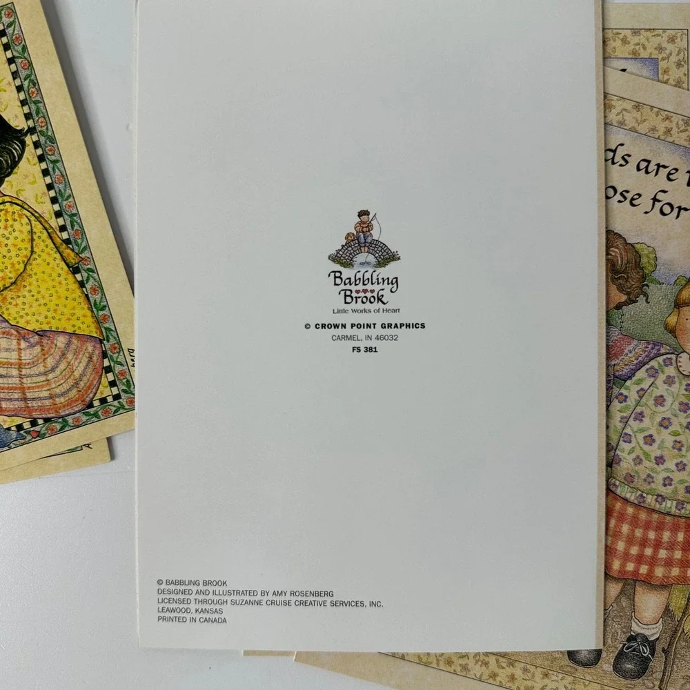 Daily Blessings 11 Blank Friendship Cards Envelopes Amy Rosenberg Babbling Brook